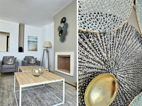 Гостиная зона в Amazing sea views from this exquisite three-bedroom penthouse apartment