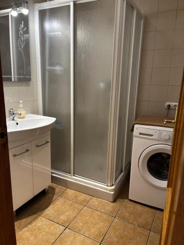 Ένα μπάνιο στο Apartament Layla La Mata
