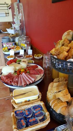 Mad på bed and breakfast-stedet eller i nærheden