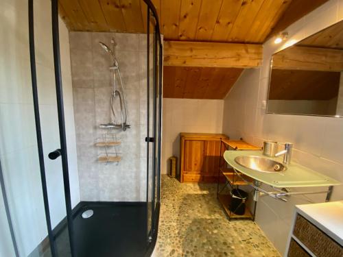Ένα μπάνιο στο Chalet Serre-Chevalier