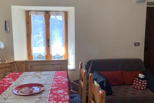 Χώρος καθιστικού στο Baita natura a portata di mano!