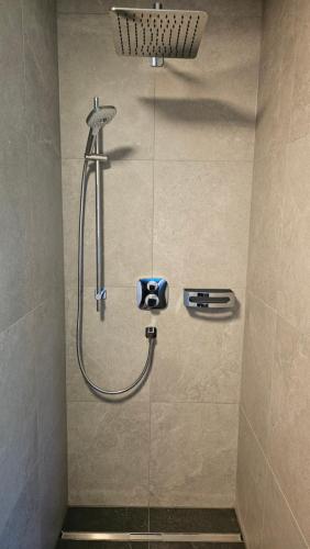 Ένα μπάνιο στο Ferienwohnung Morgensonne