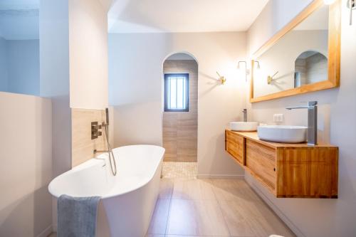 Koupelna v ubytování Maison d'Hôtes L'Espigoulié