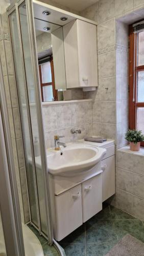 Koupelna v ubytování Ferienwohnung Balzereit