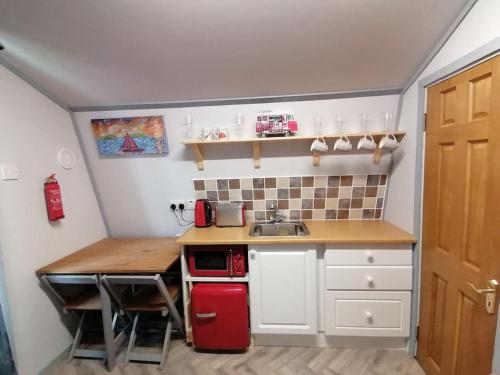 Köök või kööginurk majutusasutuses Teach Beag