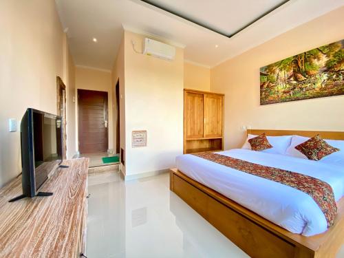 Μια τηλεόραση ή/και κέντρο ψυχαγωγίας στο Lekok House Bali