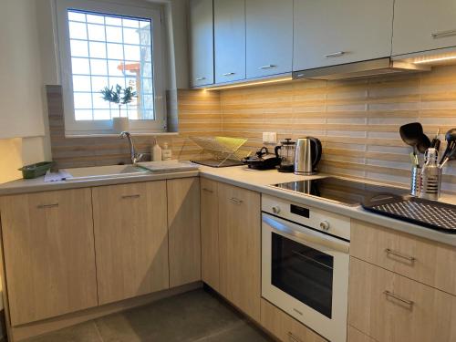 Køkken eller tekøkken på Sellia Cottage