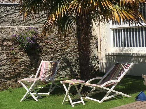 Maison entre plage et port