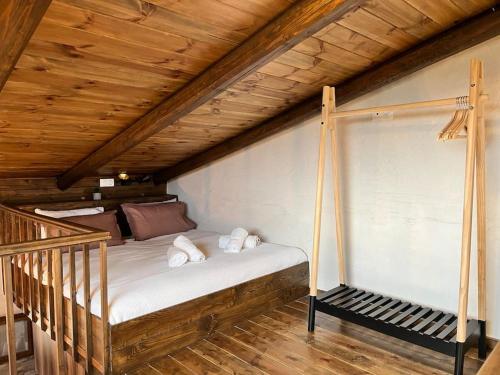 Postel nebo postele na pokoji v ubytování Sofia apartment B - Stavros