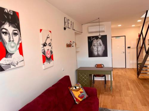 Posezení v ubytování Loft Real