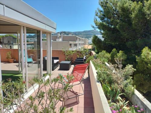Duplex T4 toit terrasse plages parc Borély 13008 MARSEILLE