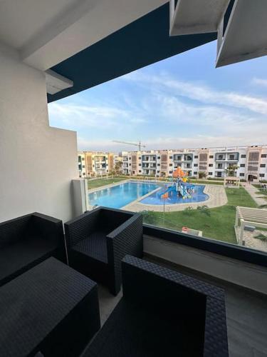 Bazén v ubytování appartement moderne vue piscine nebo v jeho okolí