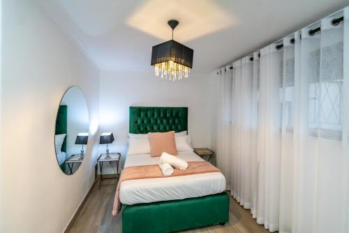 Postel nebo postele na pokoji v ubytování Grandview lodge