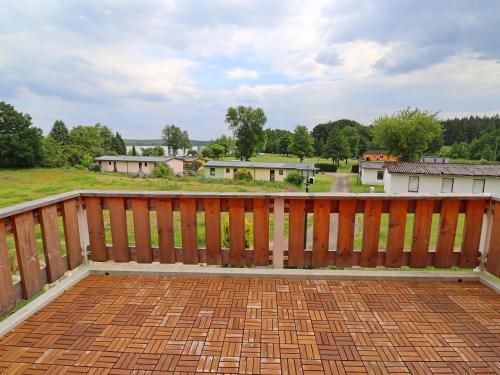 Μπαλκόνι ή βεράντα στο Ferienhaus Seeluft in Klein Labenz