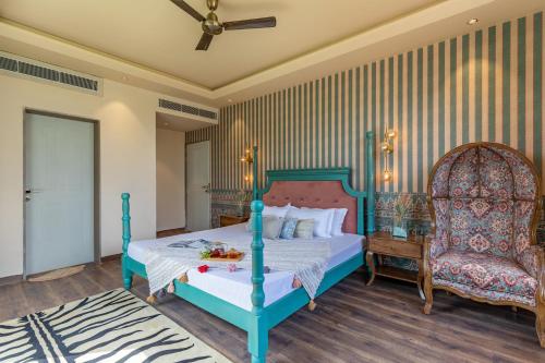 Gallery image of ELIVAAS Snehzy Luxurious 3BHK Villa with a Pvt Pool in Jaipur in Dhānd