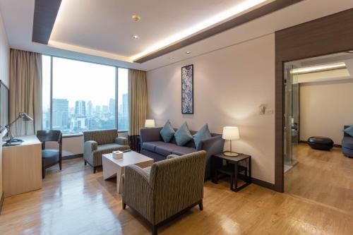 Posezení v ubytování Jasmine Resort Bangkok