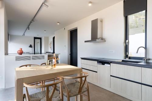 Dapur atau dapur kecil di Apia Villas