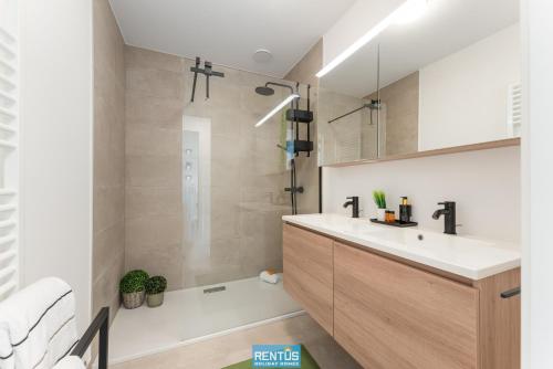 Koupelna v ubytování Luna Nieuwpoort - brand new & stylish apartment