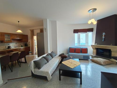 Kuchyň nebo kuchyňský kout v ubytování Albatross Apartments