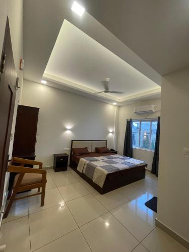 Postel nebo postele na pokoji v ubytování Hotel studio house