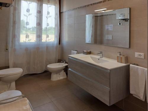 Koupelna v ubytování B&B SoleLuna