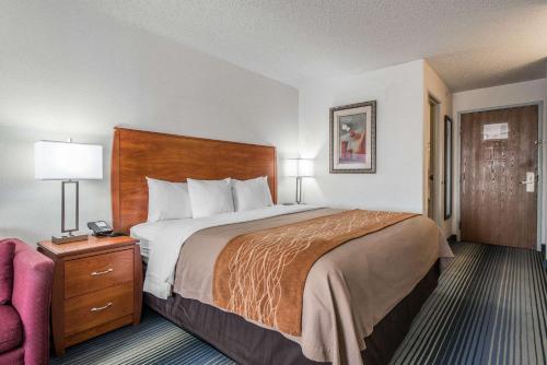 Кровать или кровати в номере Quality Inn Denver Westminster