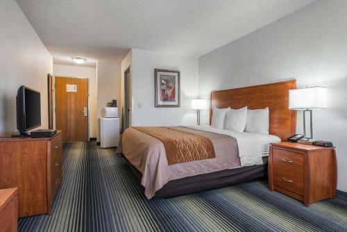 Кровать или кровати в номере Quality Inn Denver Westminster