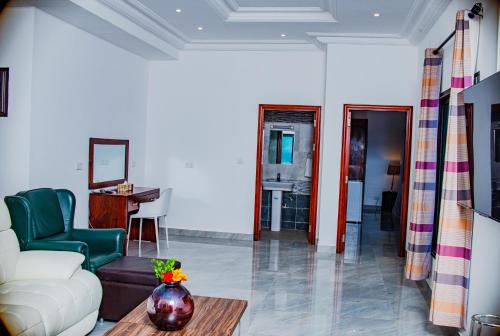 Χώρος καθιστικού στο Majula Boutique Hotel