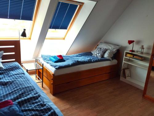 Posteľ alebo postele v izbe v ubytovaní Balaton Lakeview Zamárdi
