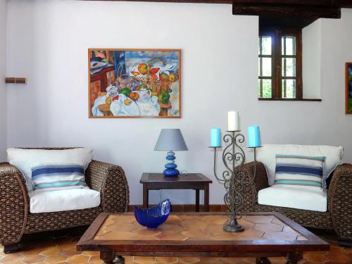 Χώρος καθιστικού στο Holiday Home La Grange by Interhome