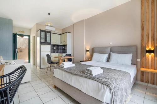 Letto o letti in una camera di Sunset Premium Studio 4