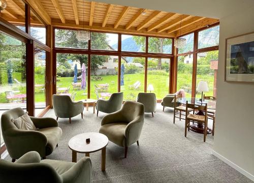 Et opholdsområde på hôtel oberland