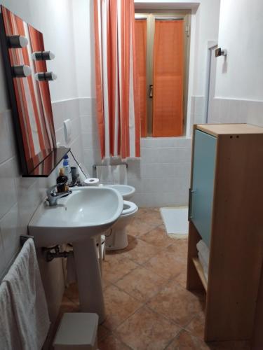 Koupelna v ubytování Agriturismo I Due Pini