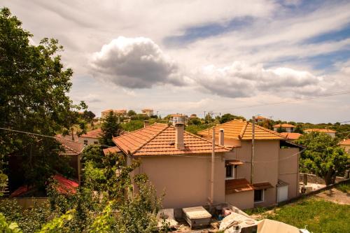 a view from the roof of a house at La Casa De Vacation in Lafkos