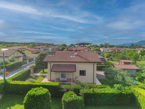 a view of a house in a residential neighborhood at Holiday Home Casa Albertosa by Interhome in Marina di Massa