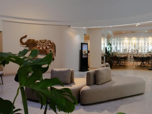 Posezení v ubytování Radisson Recife