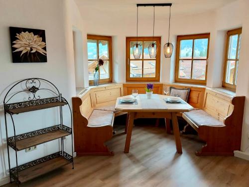 Postel nebo postele na pokoji v ubytování Ferienwohnung Fernsicht