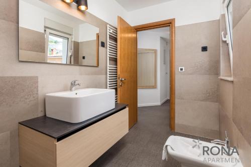 Kúpeľňa v ubytovaní Apartments Rona Erea Icici