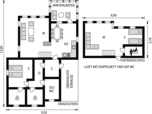 Κάτοψη του Holiday Home Strand by Interhome