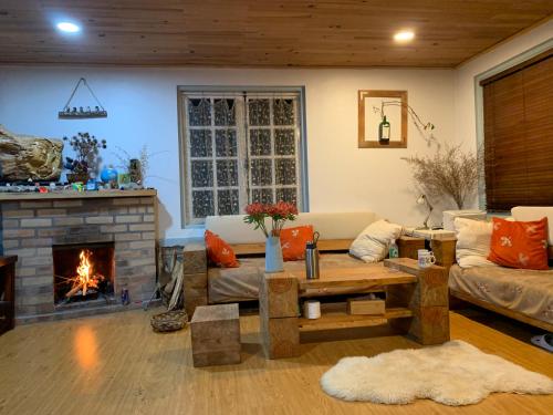 Area soggiorno di Family house - stay on pine hill Dalat