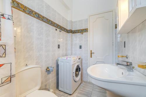 Koupelna v ubytování The Green Cottage 2