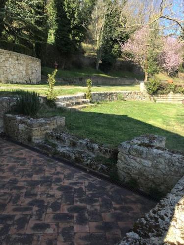 Zahrada ubytování Casale in Val D Orcia