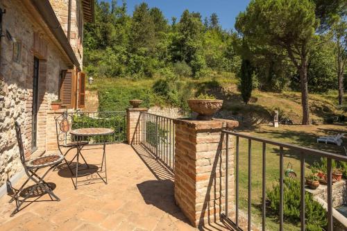 Zahrada ubytování Casale in Val D Orcia