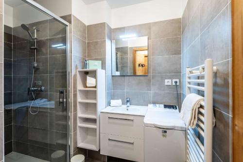 Koupelna v ubytování Terrasses A3