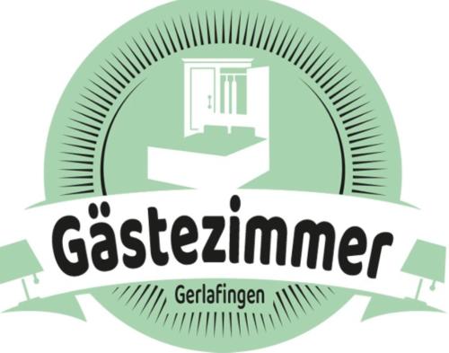 a logo for a restaurant with a door at Gästezimmer Gerlafingen in Gerlafingen