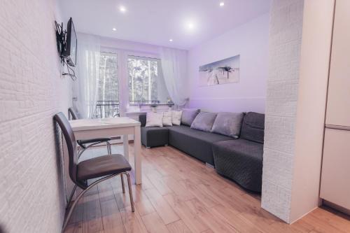 Posezení v ubytování Apartament Blue Mare Pod Wiewiórką