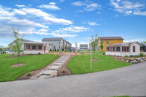 a row of houses in a residential neighborhood at Bunkies- The Hold in Ottawa