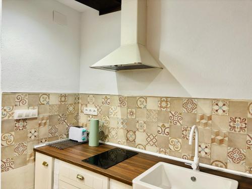 Kuchyň nebo kuchyňský kout v ubytování Casita Marinera