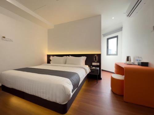 Katil atau katil-katil dalam bilik di Asia Premium Hotel Kuala Terengganu