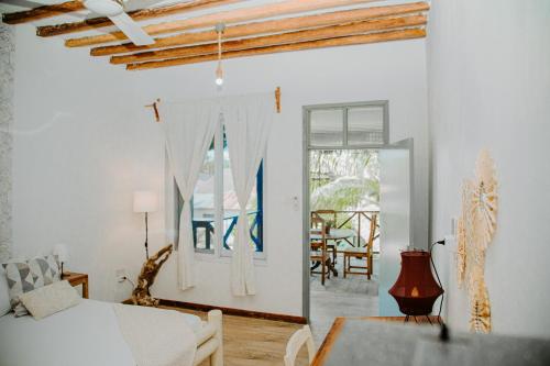 Letto o letti in una camera di Ocean Boho House